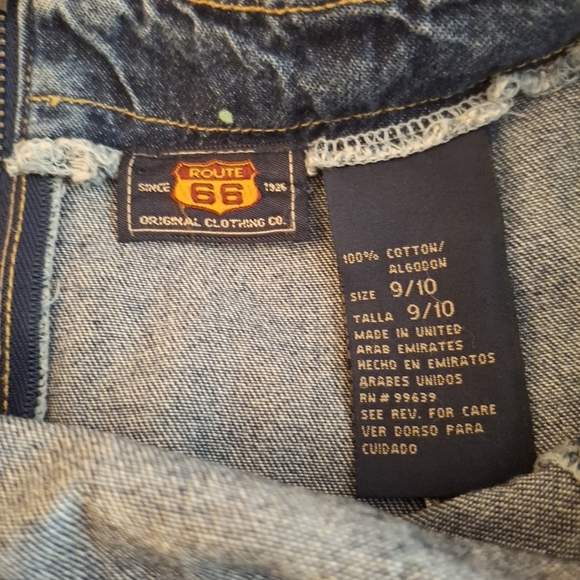 Route 66 Wimen's Blue Denim Embroidered Mini Skirt - Picture 5 of 7